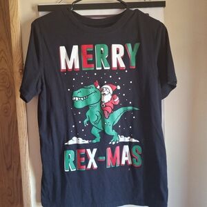 Merry Rex-mas Tee For Boys